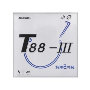 Накладки SANWEI T88-3 (пара кр/ч) на ракетки для настольного тенниса.
