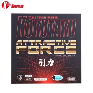 Накладки KOKUTAKU 007 Attractive Force (red sponge) medium hard красная на ракетки для настольного тенниса