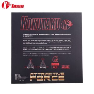 Накладки KOKUTAKU 007 Attractive Force (red sponge) medium hard красная на ракетки для настольного тенниса