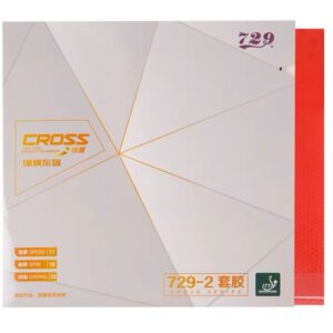 Накладка 729 Cross 729-2 44 град 2,2 красная для настольного тенниса