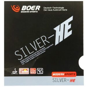 Накладки BOER SILVER-HE Красная на ракетки для настольного тенниса