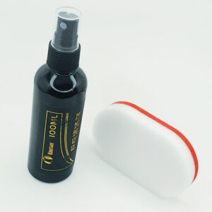 Очиститель накладок KOKUTAKU BLACK + SPONGE (с губкой) для настольного тенниса 100 ml.