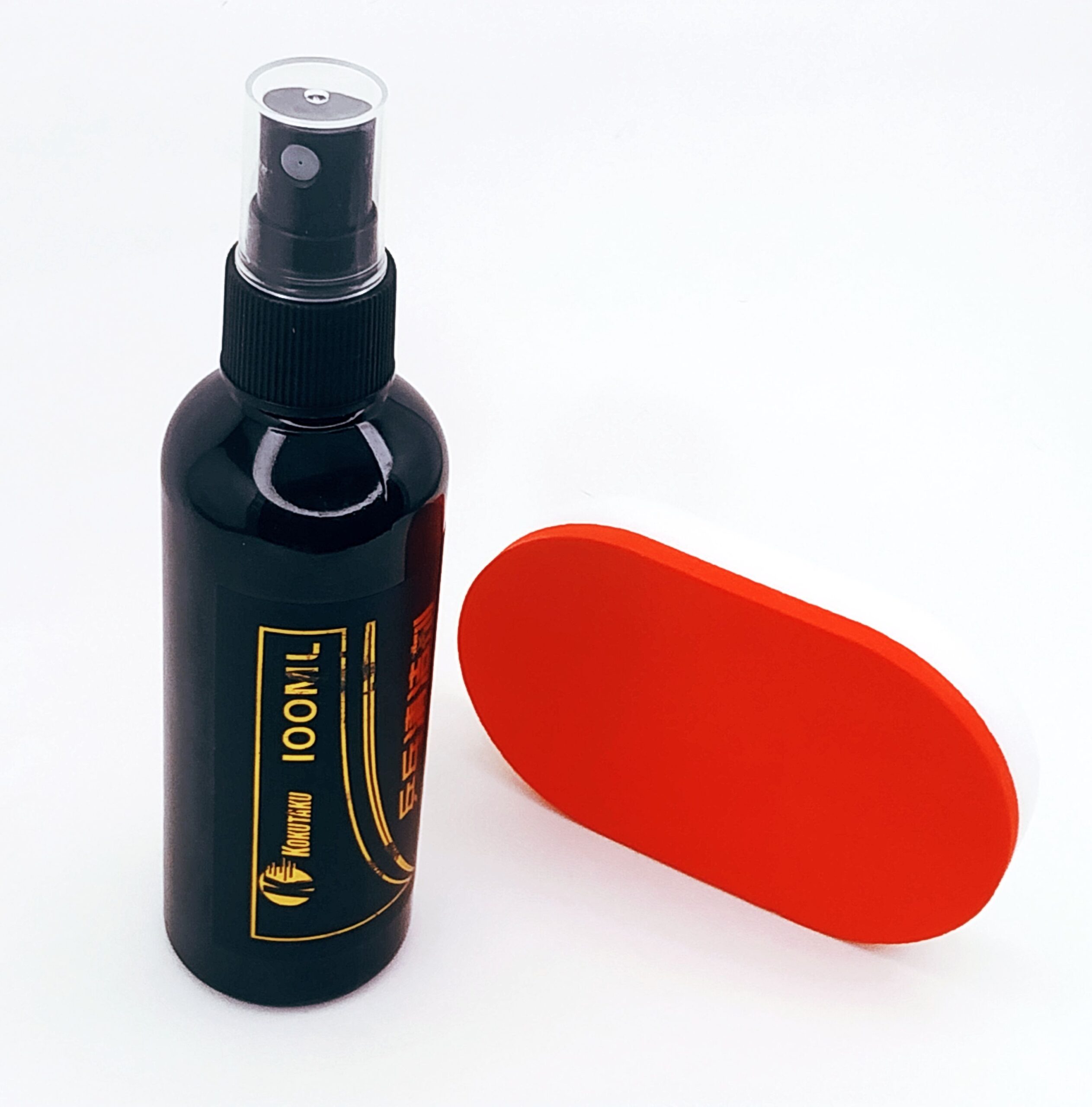 Очиститель накладок KOKUTAKU BLACK + SPONGE (с губкой) для настольного тенниса 100 ml. — изображение 4
