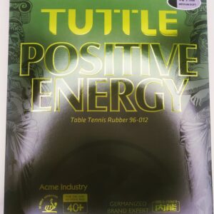 Накладка Tuttle Positive Energy 2013 на синей губке черная (medium hard) для настольного тенниса