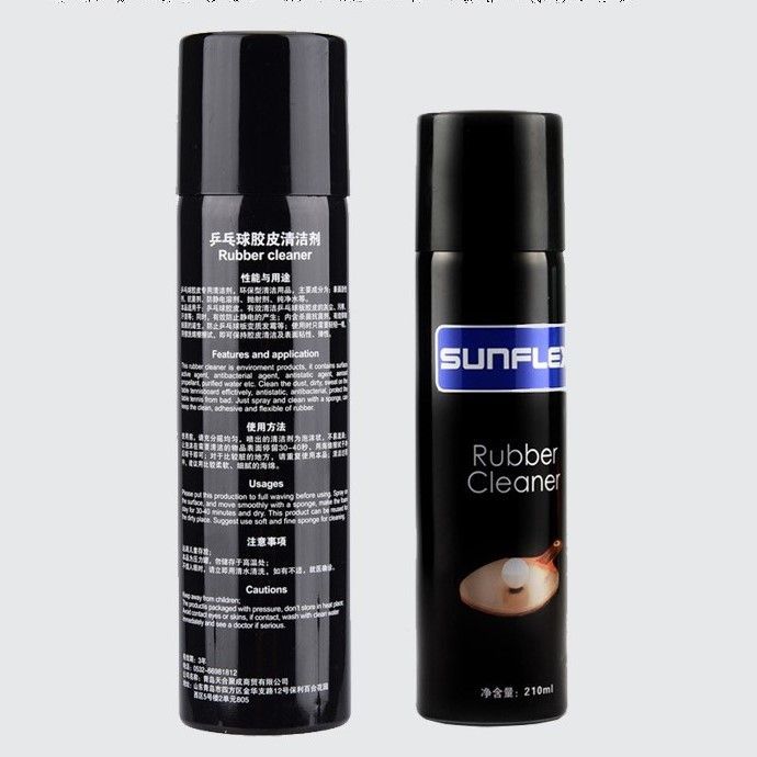 Очиститель - пенка SUNFLEX Black 210 ml. накладок для настольного тенниса — изображение 3