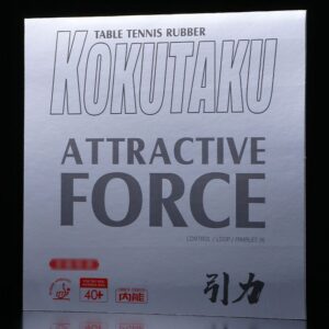Накладка KOKUTAKU 007 taiwan Attractive Force Silver blue sponge tensor черная на ракетки для настольного тенниса