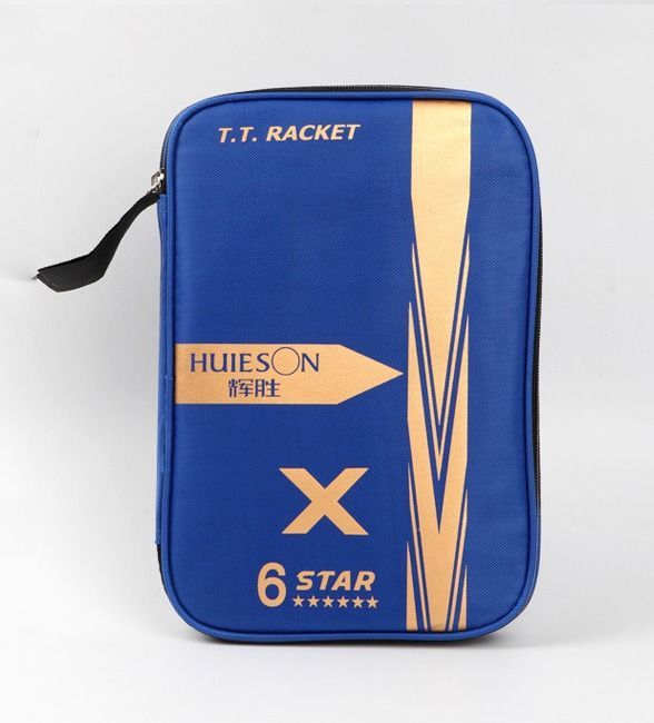 Профессиональный набор: 2 ракетки Huieson X6 stars +чехол + 3 мяча, полупрофессиональный набор ракеток для игры в настольный теннис — изображение 3