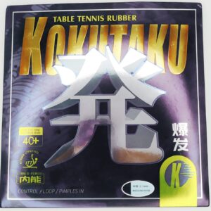 Накладка KOKUTAKU 007 чёрная taiwan blue sponge tensor на ракетки для настольного тенниса