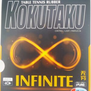 Накладка KOKUTAKU 007 INFINITE чёрная taiwan spring sponge tensor на ракетки для настольного тенниса