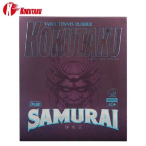 Накладка KOKUTAKU 007 SAMURAI 37град Чёрная white sponge tensor на ракетки для настольного тенниса