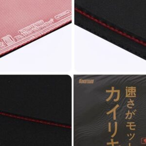 Накладка (кр) KOKUTAKU Blutenkirsche Tokyo на чёрной губке, Hercules BLACK, красная