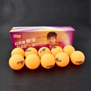 Мяч DHS 1 звезда D40 +(жёлтый) для настольного тенниса.