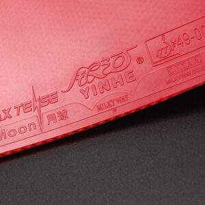 Накладка YINHE MOON soft красная для настольного тенниса