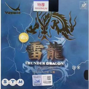 Накладка YASAKA THUNDER Dragon чёрная для настольного тенниса