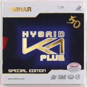 Накладка Tibhar Hybrid K1 Plus красная для настольного тенниса
