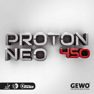 Накладка Gewo Proton Neo 450 красная для настольного тенниса