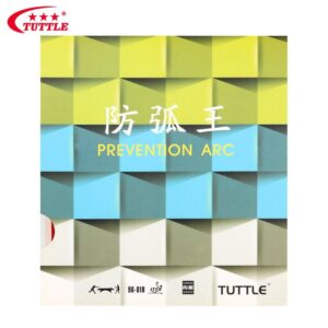 Накладка Tuttle Prevention Arc красная (medium soft) на ракетки для настольного тенниса