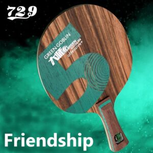 Основание ракетки 729 Green Goblin 5 (FL) для настольного тенниса