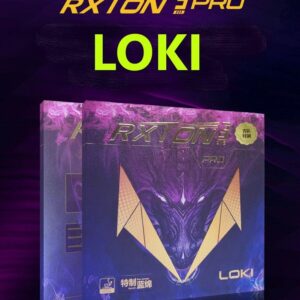 Накладка LOKI RXTON 3 PRO Черная на ракетки для настольного тенниса