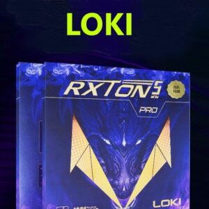 Накладка LOKI RXTON 5 PRO Черная на ракетки для настольного тенниса