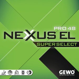 Накладка Gewo Nexxus EL PRO Super Select 48 чёрная для настольного тенниса