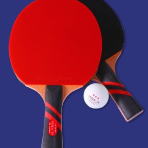 Набор: 2 ракетки Huieson M6 stars +чехол, полупрофессиональный набор ракеток для игры в настольный теннис