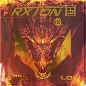 Накладка LOKI RXTON 9 Nation 39 гр Черная на ракетки для настольного тенниса