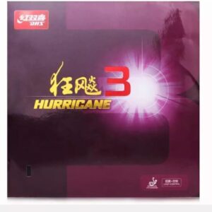 Накладка DHS HURRICANE 3 чёрная 38 градусов для настольного тенниса