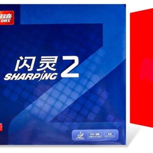 Накладка DHS Sharping 2 ШИПЫ 2.2 красная, короткие шипы ,для настольного тенниса