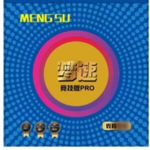 Накладка MENG SU PRO на синей губке красная (medium hard) на ракетки для настольного тенниса