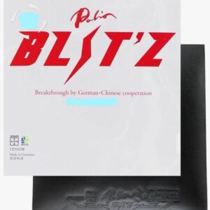 Накладка PALIO Blitz 47.5 красная, для настольного тенниса