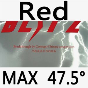 Накладка PALIO Blitz 47.5 красная, для настольного тенниса