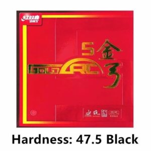 Накладка DHS GOLD ARC 5 чёрная 47.5 градусов для настольного тенниса