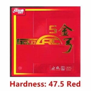 Накладка DHS GOLD ARC 5 красная 47.5 градусов для настольного тенниса