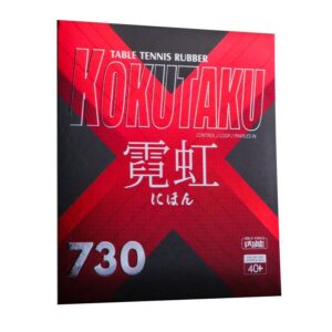 Накладка KOKUTAKU NEO 730 красная, rose sponge, tensor, на ракетки для настольного тенниса