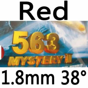 Накладка 729 Friendship Ritc 563 Mystery lll (1.8 38град) ШИПЫ красная для настольного тенниса