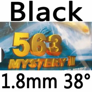 Накладка 729 Friendship Ritc 563 Mystery lll (1.8 38град) ШИПЫ черная для настольного тенниса