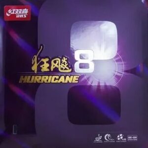 Накладка DHS HURRICANE 8 красная 39 градус 2,15 , для настольного тенниса
