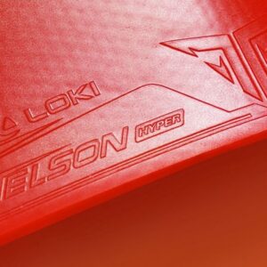 Накладка LOKI Telson 100 45 градусов красная на ракетки для настольного тенниса 2.1 max