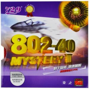 Накладка 729 Friendship Ritc 802-40 Mystery lll (2.2 40град) ШИПЫ красная для настольного тенниса