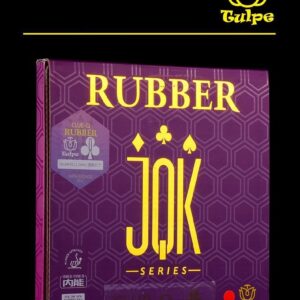 Накладка TULPE Clab-Q (крести) красная 47,5 град на ракетку для настольного тенниса.