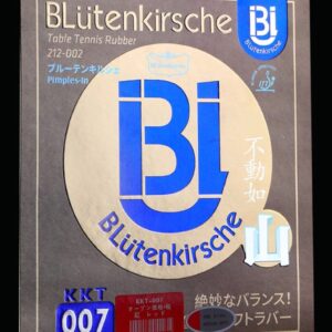Накладка Blutenkirsche KKT 007 красная на ракетку для настольного тенниса.