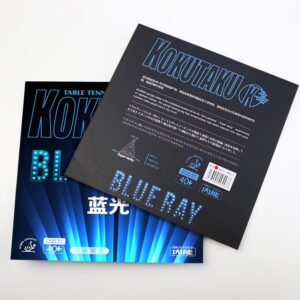 Накладка KOKUTAKU Blue-ray Tokyo красная на синей губке на ракетки для настольного тенниса
