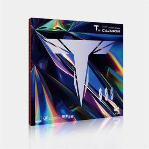 Накладка LOKI T3 PRO carbon 36 градусов 2.1 MAX красная на ракетки для настольного тенниса
