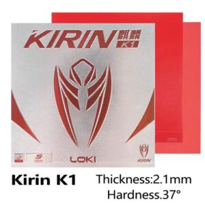 Накладки LOKI Kirin1 (K1) красная 2.1mm на ракетки для настольного тенниса