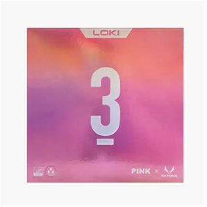 Накладка LOKI RXTON 3 pink MAX розовая на ракетки для настольного тенниса