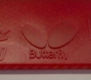 Накладка BUTTERFLY TENERGY 19 красная 2.1мм для настольного тенниса
