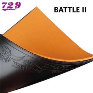 Накладка 729 BATTLE 2 Pro 39 град чёрная для настольного тенниса