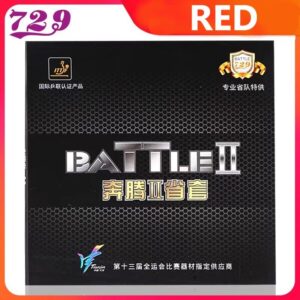 Накладка 729 BATTLE2 Pro 38 град 2.1 красная на оранжевой губке для настольного тенниса