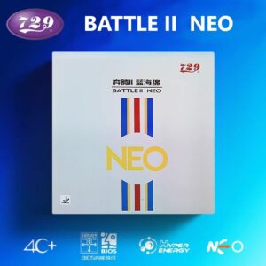 Накладка 729 BATTLE2 NEO blue sponge 39 град чёрная для настольного тенниса, tensor